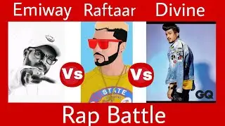 Rap battle : Emiway vs Raftaar vs Divine || #Beatup