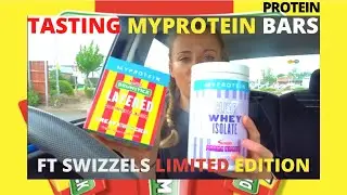 Huge MyProtein Taste Test | Protein Bars & Limited Edition Swizzels Products