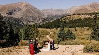 Mountaintop Hiking Elopement in Colorado