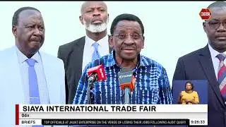 Governor Orengo briefs Raila on Siaya International Trade and Investment Conference