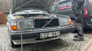First start of my Volvo 240 GLE in years