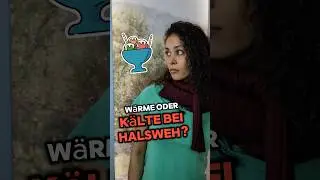 Halsschmerzen - w&auml;rmen oder k&uuml;hlen? ❄️🔥 | DR. FLOJO #shorts #erk&auml;ltung