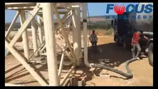 Running test of Mobile Concrete Mixing Plant