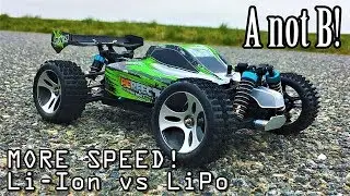 WLToys A959-A (Not B!) GPS Speed Tests! Li-Ion versus A959 LiPo Battery! & Dual Rate Test!