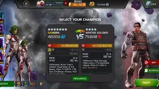 Rank 3 7 star Gamora vs ROL Winter Soldier