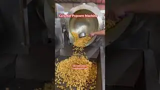 Caramel Candy Mushroom Ball Shape Popcorn Kettle Machine, Popcorn Maker #popcornmachine #popcorn