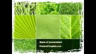 Agronomy And Agriculture PowerPoint Template by PoweredTemplate.com