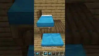 Multifunktions Bett Building Design in Minecraft 4 von 6 #minecraft #mctutorial  #minecraftbuilding