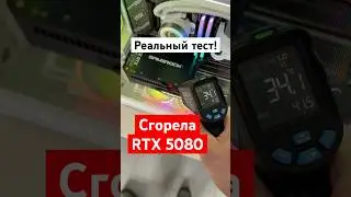 Palit's first RTX 5080 burned out.