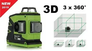 Обновлен! Лучший 3D-лазер 3 х 360&deg; нивелир OMEGALASER 3D-360 green PRO (лазерный уровень)