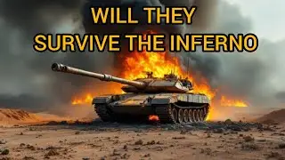 Trapped in Hell: Tank Crew's Desperate Battle for Survival Under Relentless Enemy Fire