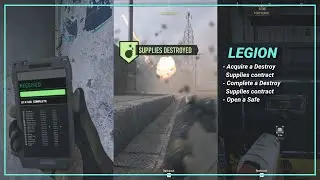 DMZ - Demolitions - Acquire and Complete a Destroy Supplies contract - Open a Safe