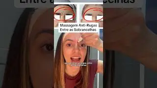 Massagem anti-rugas na Glabela