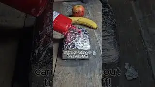 Day 122 of turning aluminum foil into a 1000 grams solid ingot. #experiment #ingot #aluminum #school