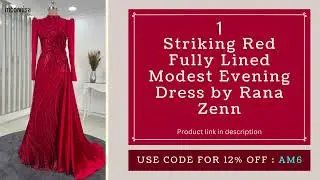 modanisa winter dress | red dress 2023 💘