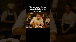What Customers Think Happens in the Kitchen vs Reality 🔥 #cheflife
