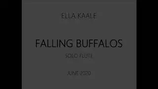 Falling Buffalos (Scrolling Score) for Solo Flute | Ella Kaale | Performance by  Mimi Stillman