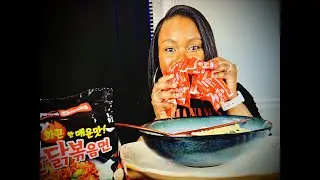 13 PACKS OF 2X SPICY NOODLES CHALLENGE | MUKBANG