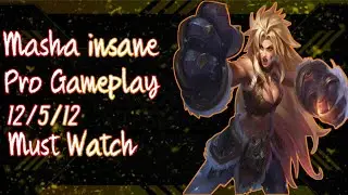 Lost Sky - Fearless - Mlbb Masha Insane Gameplay | Masha 12 Kills Gameplay | Masha Pro Build