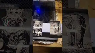 Xtool D1 10W laser engraved AI art on anodized aluminum #laserengraving #aiart @AIArtAcademy