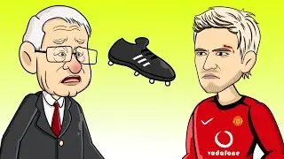 The Flying Boot That Changed Everything: Sir Alex vs David Beckham | Football Animation