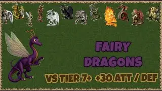 🐉✨ Fairy Dragons (Tier 8) vs All Upgraded Tier 7 Units ⚔️ Heroes 3 Magic Mayhem