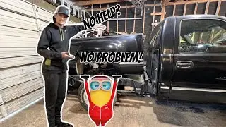 How To: Remove a Truck Bed by Yourself | Truck Build pt. 2