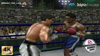 KnockOut Kings 2003: Muhammad Ali vs Joe Frazier [Gamecube 4K60FPS]