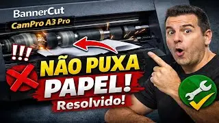 BannerCut CamPro A3 Pro N&Atilde;O puxa a folha? Resolvido o disparo dos roletes!&rdquo;