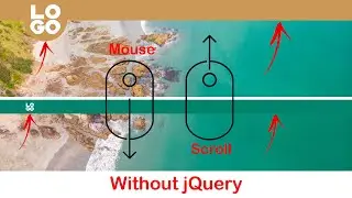 Scroll Down Navbar Background & Logo Size Change in Javascript - Without jQuery