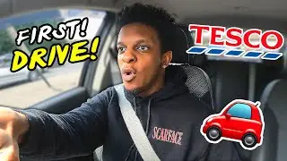 FIRST TIME DRIVING ALONE TO TESCO UK! (Vauxhall Corsa)