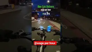 💸🔥 Uber Eats Delivery Wage Per Hour EXPOSED! 🚀 Hourly Pay Truth #shorts