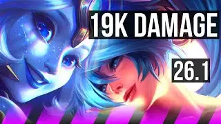 NAMI & Jinx vs SONA & Caitlyn (SUP) | 19K damage | EUW Master | 26.1