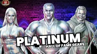 Platinum Gears For Michelle McCool, Kurt Angle, and Brutus Beefcake-WWE Champions