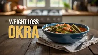 Weight-Loss Seafood Okra Recipe | Healthy & Fiber-Rich Meal for Fat Loss to Reverse PCOS!