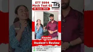 🎯 ETT 5994 Student's Review✌️on Mock Test | TET BUZZER ACADEMY | ETT 5994 Mock Test Reviews 🎯