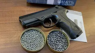 Umarex Airgun PX4 Storm Beretta 3 Joules Dual Ammo unboxing and testing