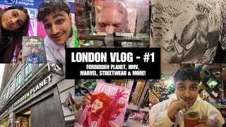 LONDON SHOPPING - VLOG 1! Popculture, Forbidden Planet, HMV, Streetwear & more! 