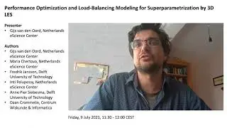 Performance Optimization and Load Balancing Modeling for Superparametrization bby 3D LES