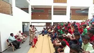 FIRE SAFETY AWARENESS SESSION @ KLE SMT. MALUTAI SHIVAPUTRA SHIRAKOLI SCHOOL - SANKESHWAR