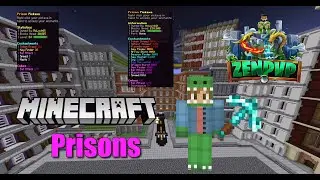 THE MAXED PICKAXE on NEW Minecraft OP Prison Server! | MINECRAFT ZENPVP OP PRISON SERVER EP #2