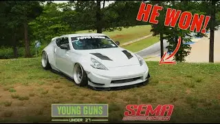 Winning a FREE trip to SEMA w/ Young Guns!