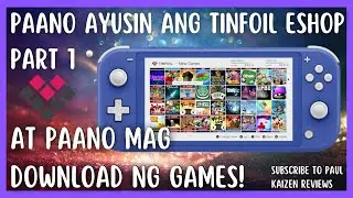 Nintendo switch pinoy review -  Paano ayusin ang Tinfoil shop at paano mag download ng games.