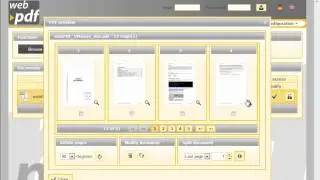 webPDF - Spliting a PDF document