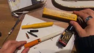 Completely Disassembling a Fountain Pen Nib + New Kaweco Honey