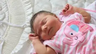 Первый раз дома, выписка из роддома. BabyGirl-First time home...