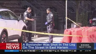 Innocent bystander 1 of 2 people shot in East Harlem