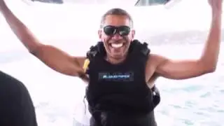 POTUS 44  POST PRESIDENCY - ON VACATION IN VIRGIN ISLAND