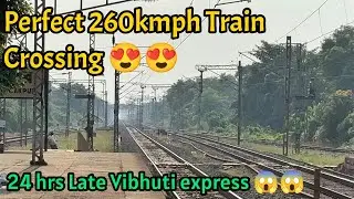 Dangerous WAP7 Yesvantpur Duronto+ Rajdhani+Duronto+Vande Bharat attacks at 130kmph- IR