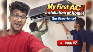 Complete AC Installation Process at Home |  #2